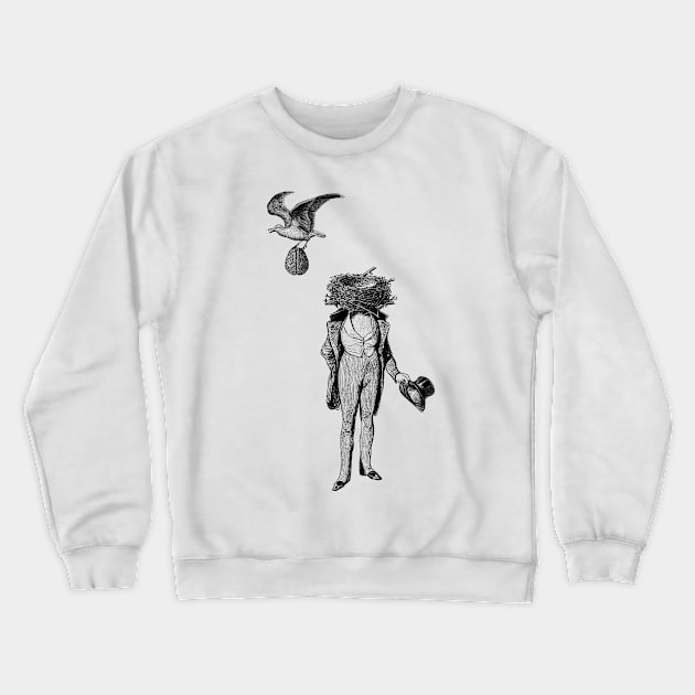 No brain Crewneck Sweatshirt by BRAVE CREATION